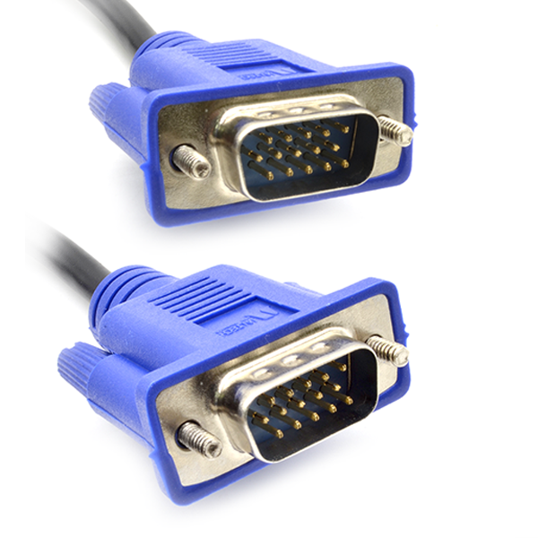 Cable Vga Punta Azul Con Filtro