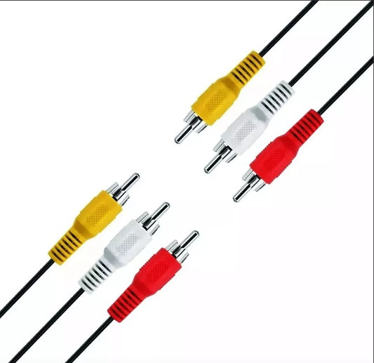 Cable 3x3 Para Audio Y Video 3mts