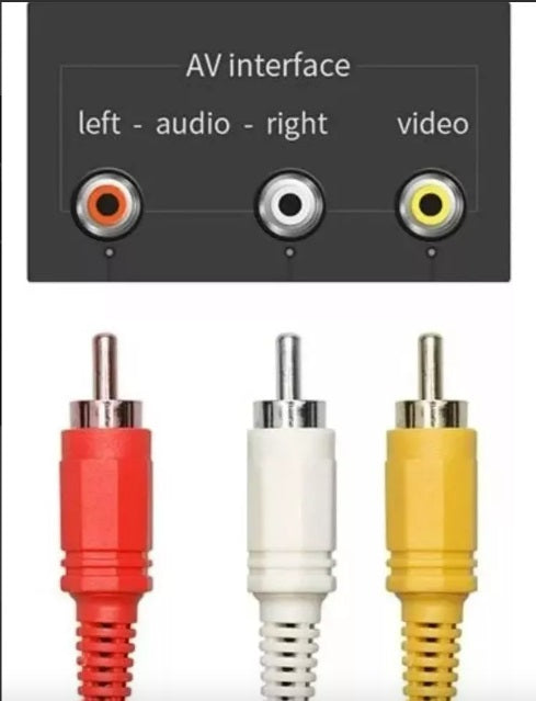Cable 3x3 Para Audio Y Video 3mts