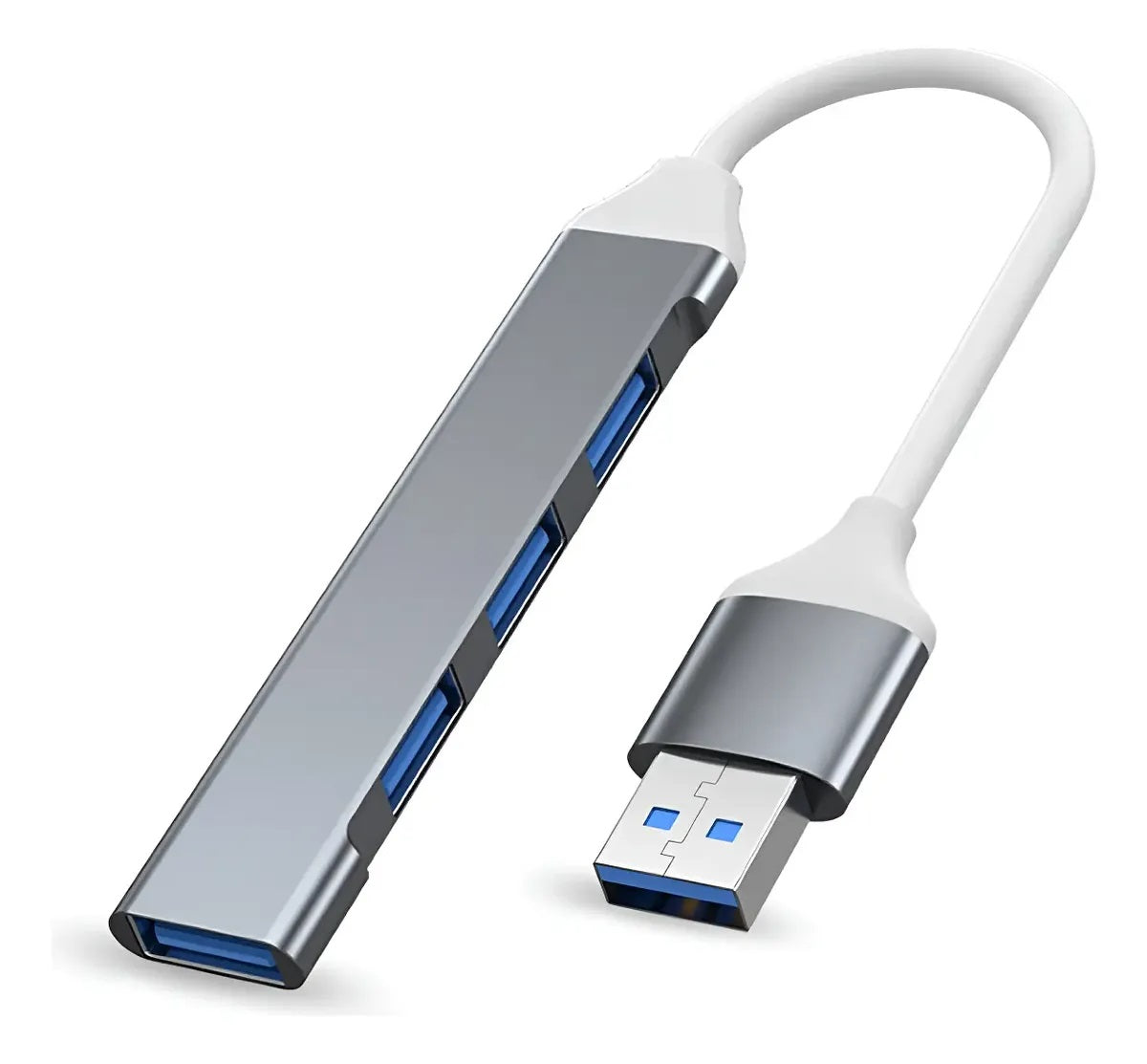Hub Usb 4 Puertos 3.0 Metalico