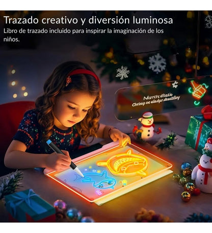 Tablero De Notas Led Con Luz Nocturna