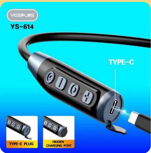 Audifonos Deportivos Bluetooth +70hr De Bateria Ys-614
