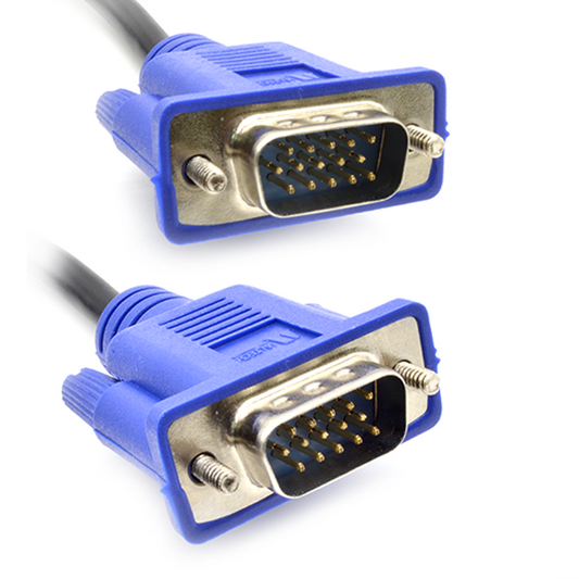 Cable Vga Punta Azul Con Filtro