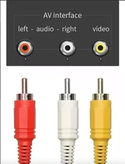 Cable 3x3 Para Audio Y Video 3mts