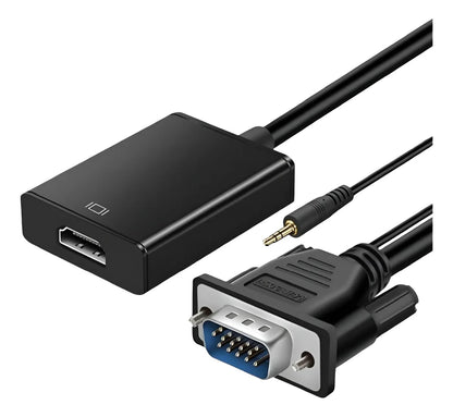 Adaptador Vga Macho a Hdmi Hembra Con Audio