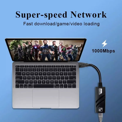 Convertidor Usb A Lan 3.0 Gigabit 10/100/1000