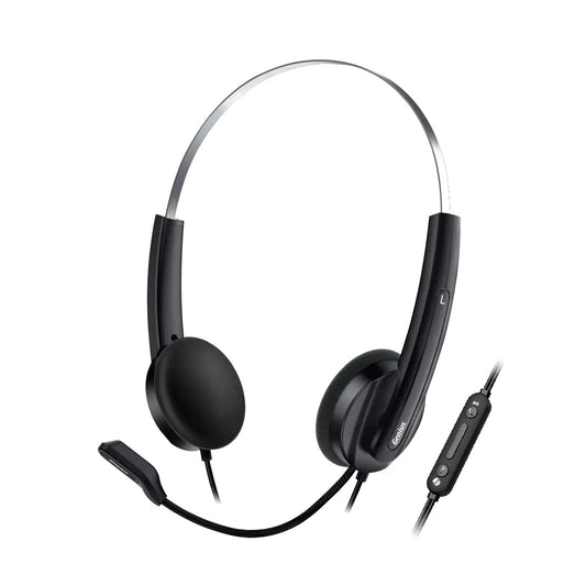 Diadema Genius Conexión Tipo C Hs-220u Negra