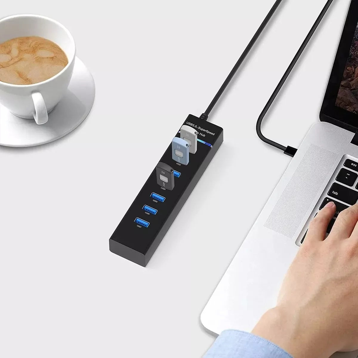 Hub Multiplicador De Puertos Usb 3.0