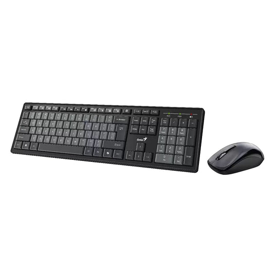 Kit Teclado y Mouse Genius Km-8200 Dual Color Tecla Ai Copilot