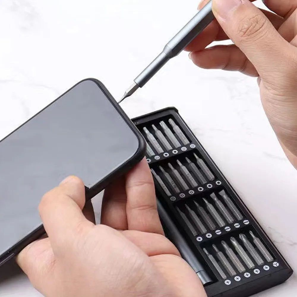 Kit Destornilladores Reparacion Celulares Tabletas Ipad 24 Pzs