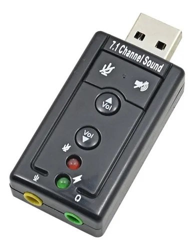 Tarjeta De Sonido Usb 7.1