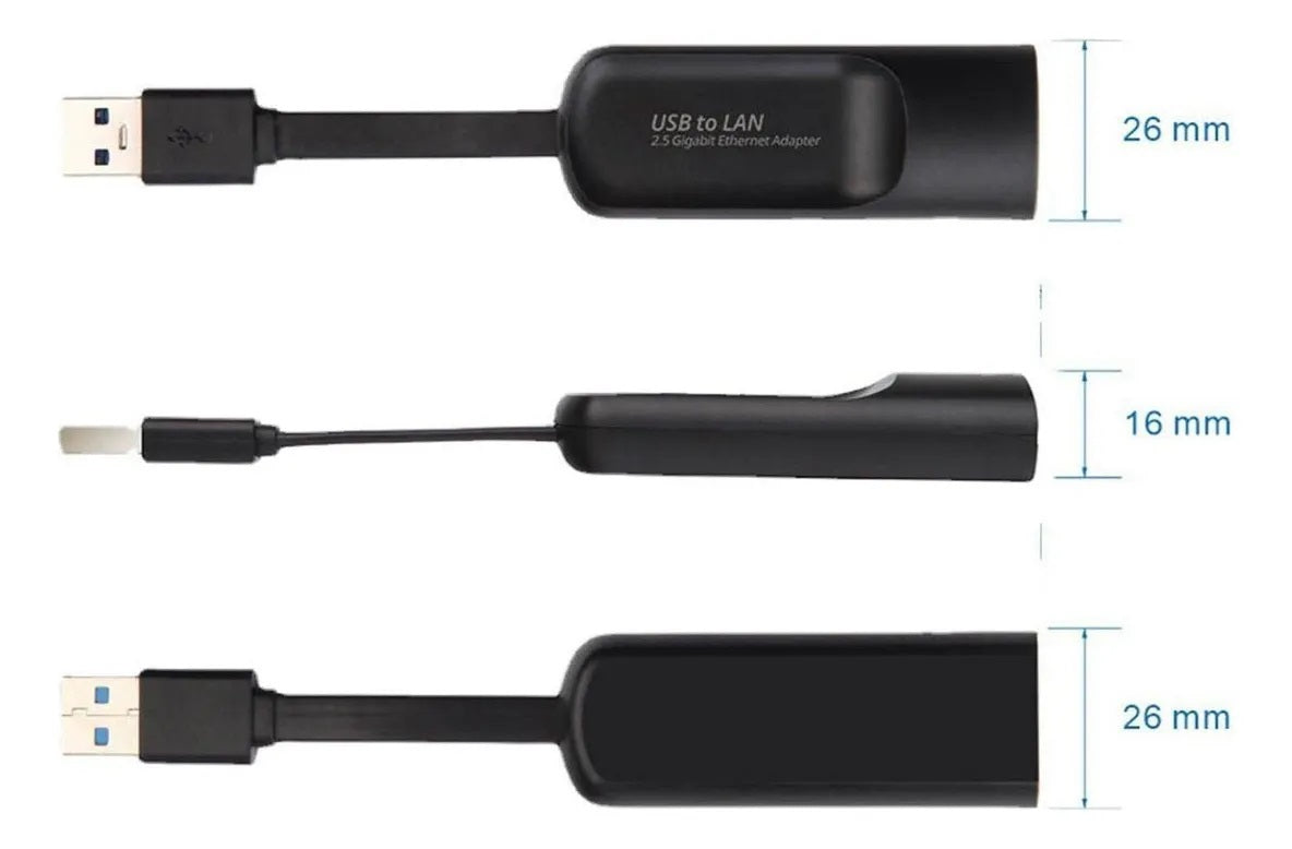 Adaptador De Usb A Lan / Rj45 Gigabit Real