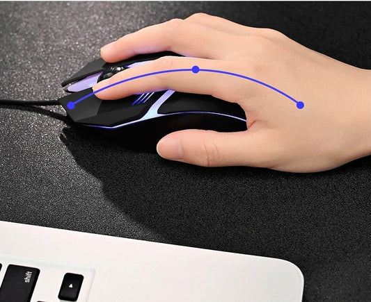 Mouse Usb Luz Led Yelandar M80