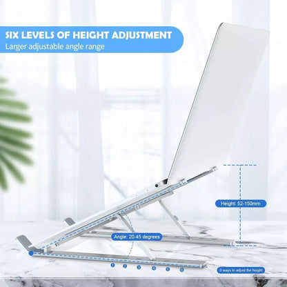 Base Plegable Metálica Para Portátil