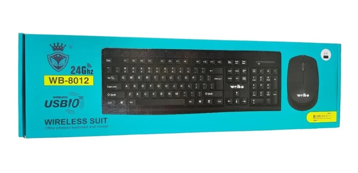 Teclado Y Mouse Inalámbrico Wb 8012