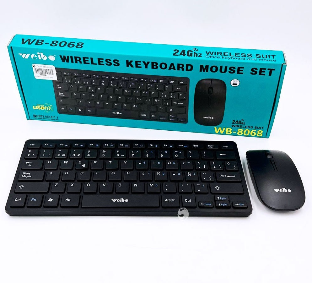 Teclado Y Mouse Inalámbrico Wb 8012