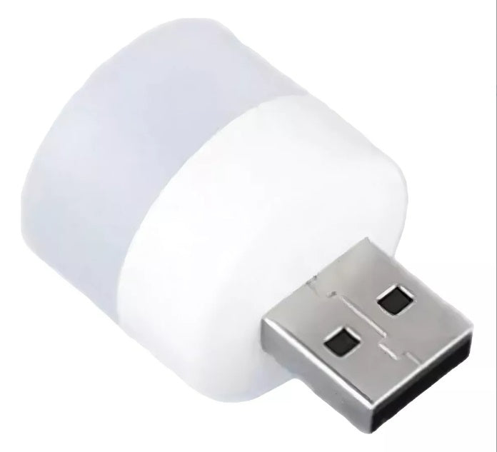 Mini Lámpara Luz Led Usb Bombillo Luz Blanca