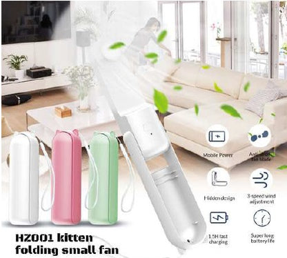 Mini Ventilador 2 En 1