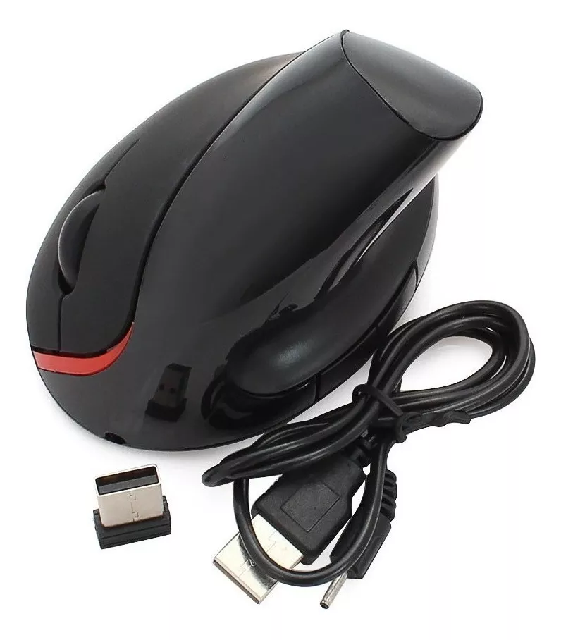 Mouse Ergnómico Inalámbrico Recargable