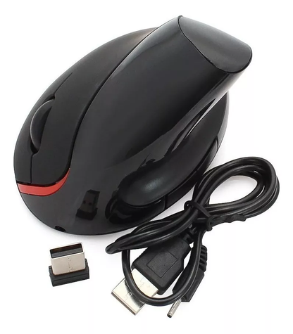 Mouse Ergnómico Inalámbrico Recargable