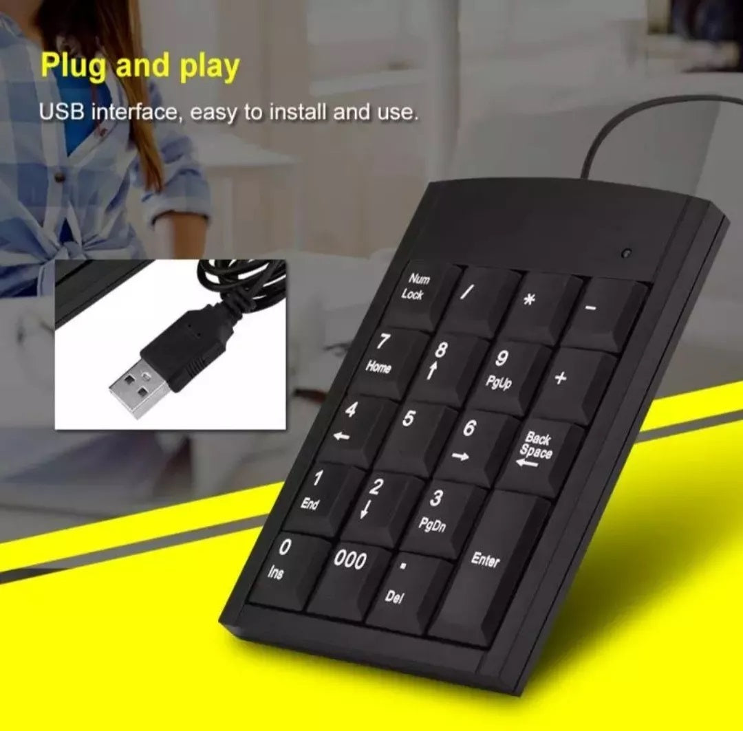Teclado Numérico Usb Para Pc Kj-06